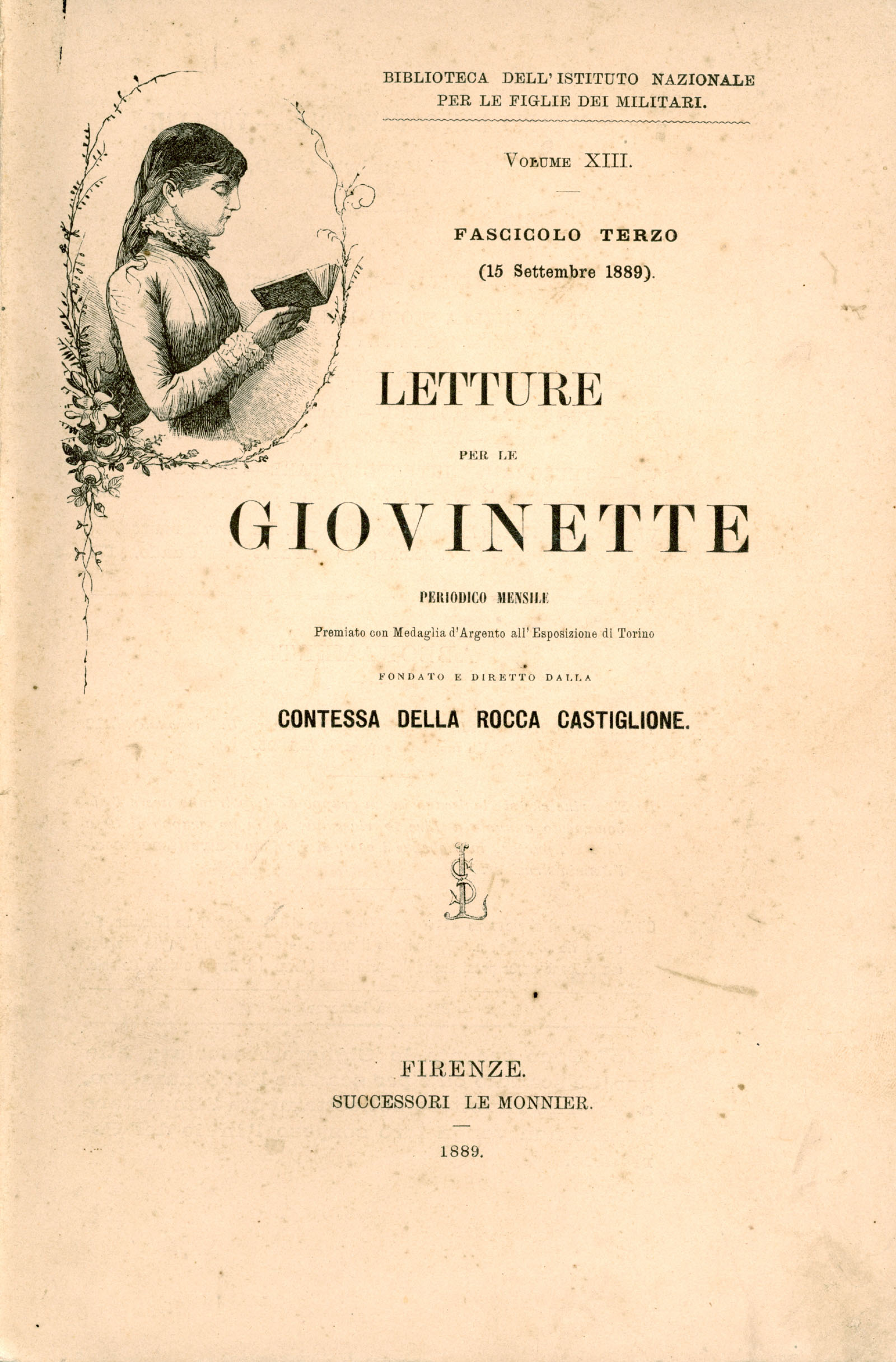 Letture per le giovinette 1889