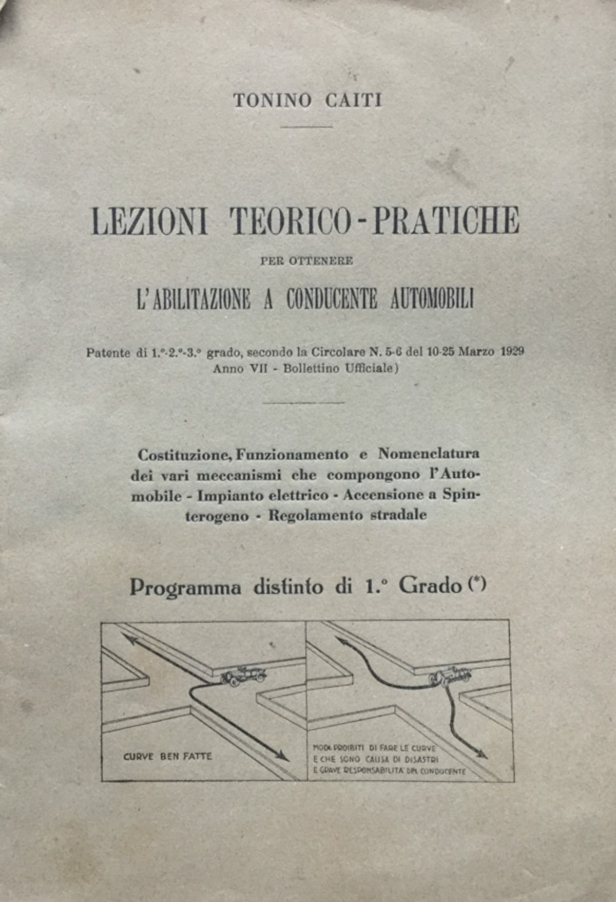 Lezioni teorico - pratiche per ottenere l'abilitazione a conducente automobili