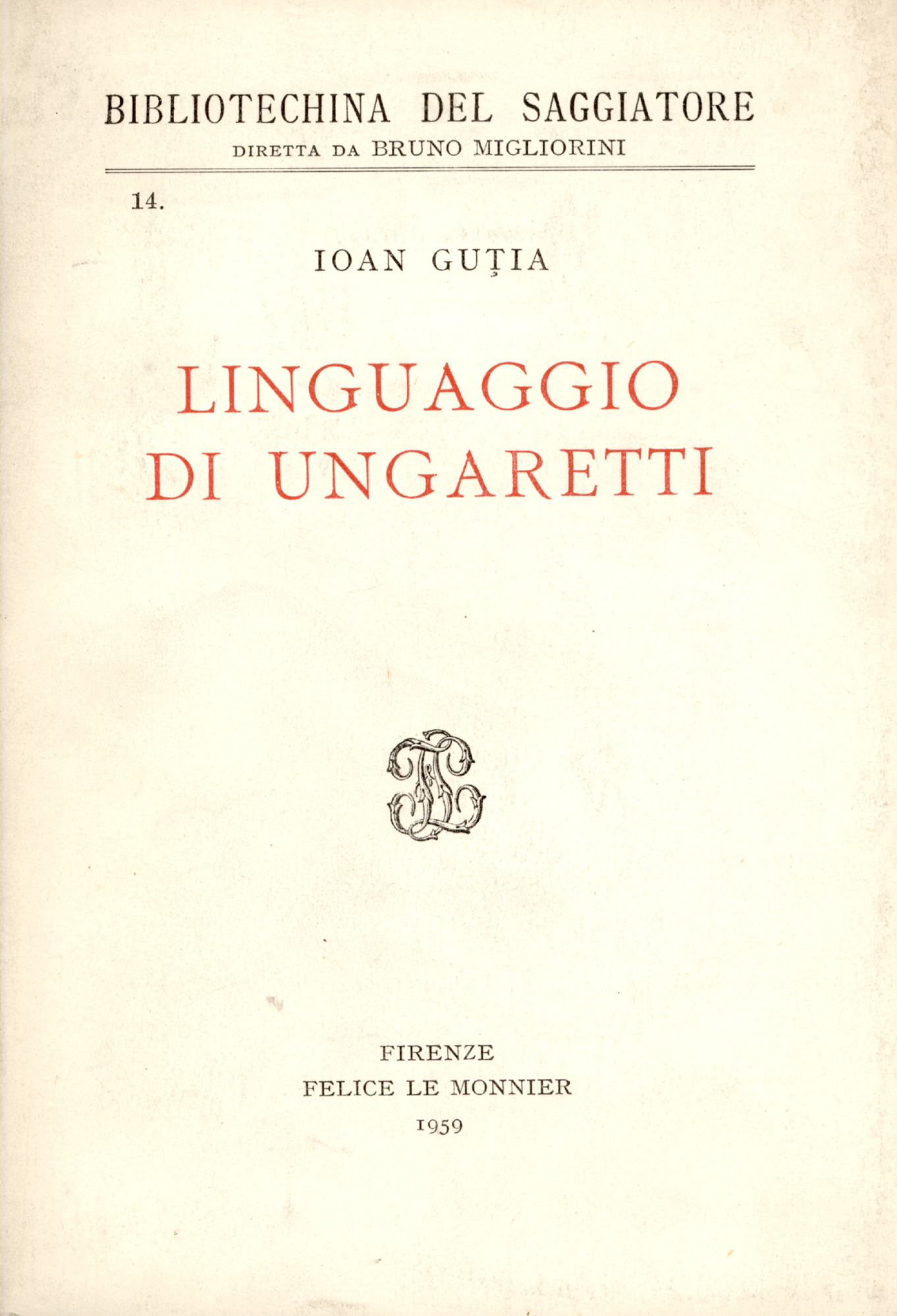 Linguaggio di Ungaretti