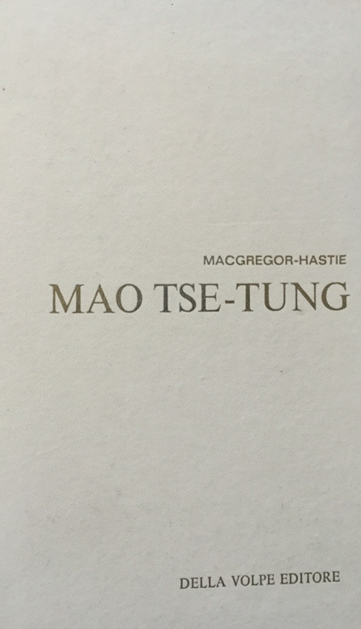 Mao tse Tung