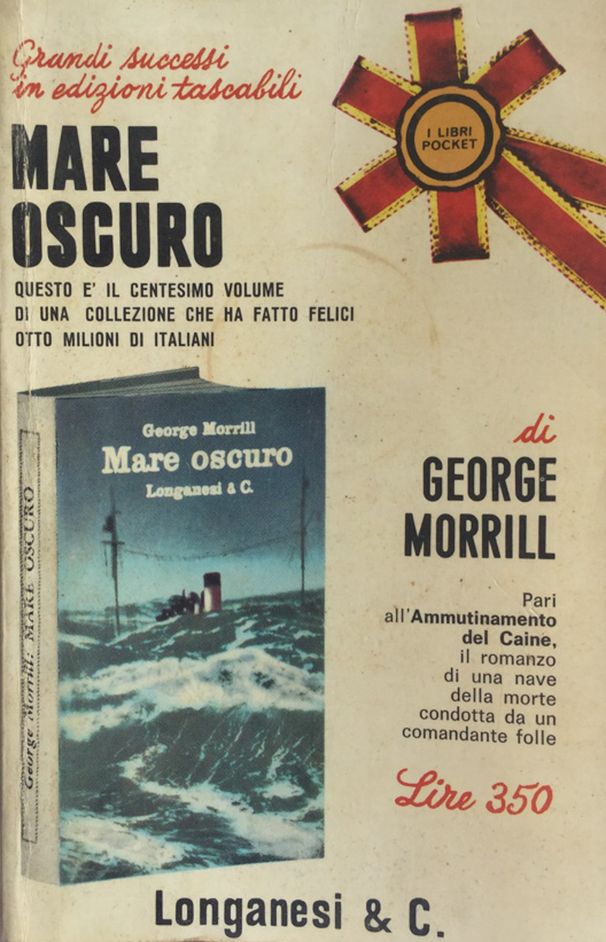 Mare oscuro. George Morrill Longanesi 1959