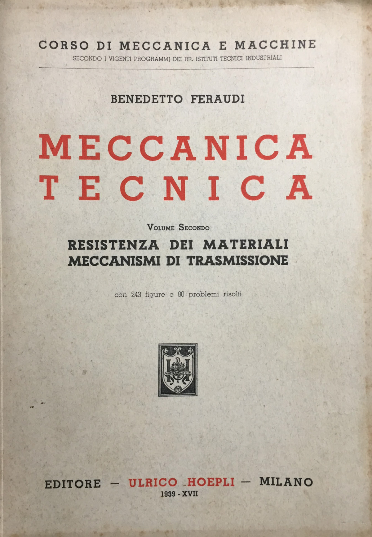 Meccanica tecnica