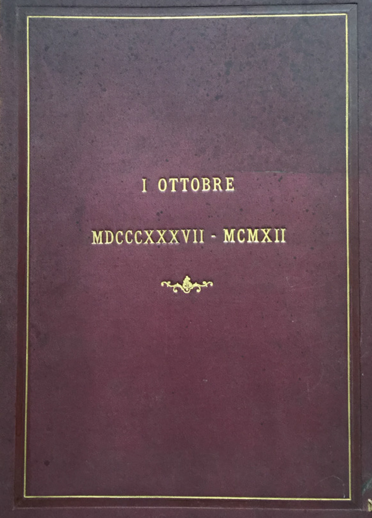 Nel compiersi dell'anno LXXV della Cassa di Risparmio di Bologna. …