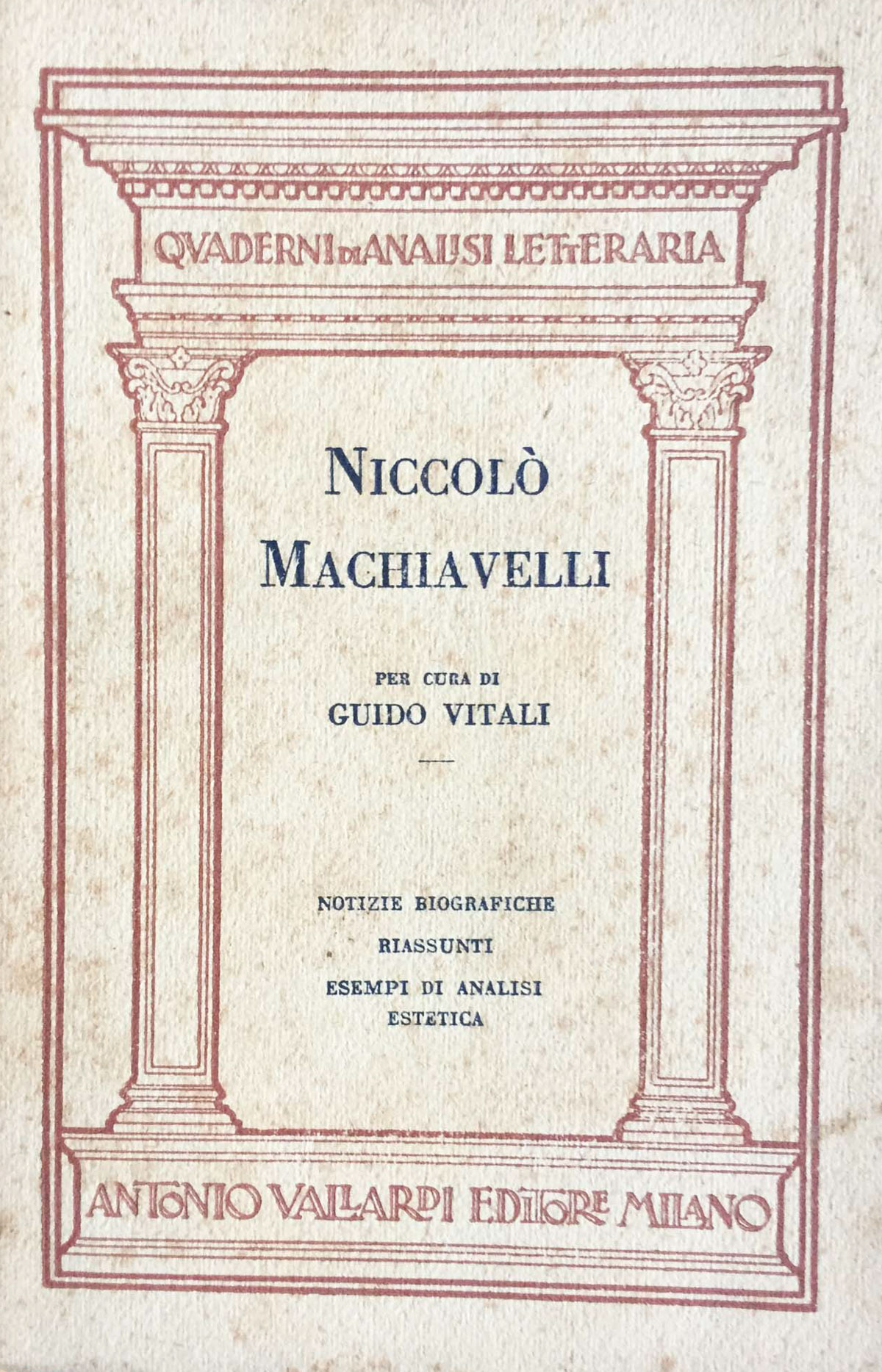 Niccolò Machiavelli