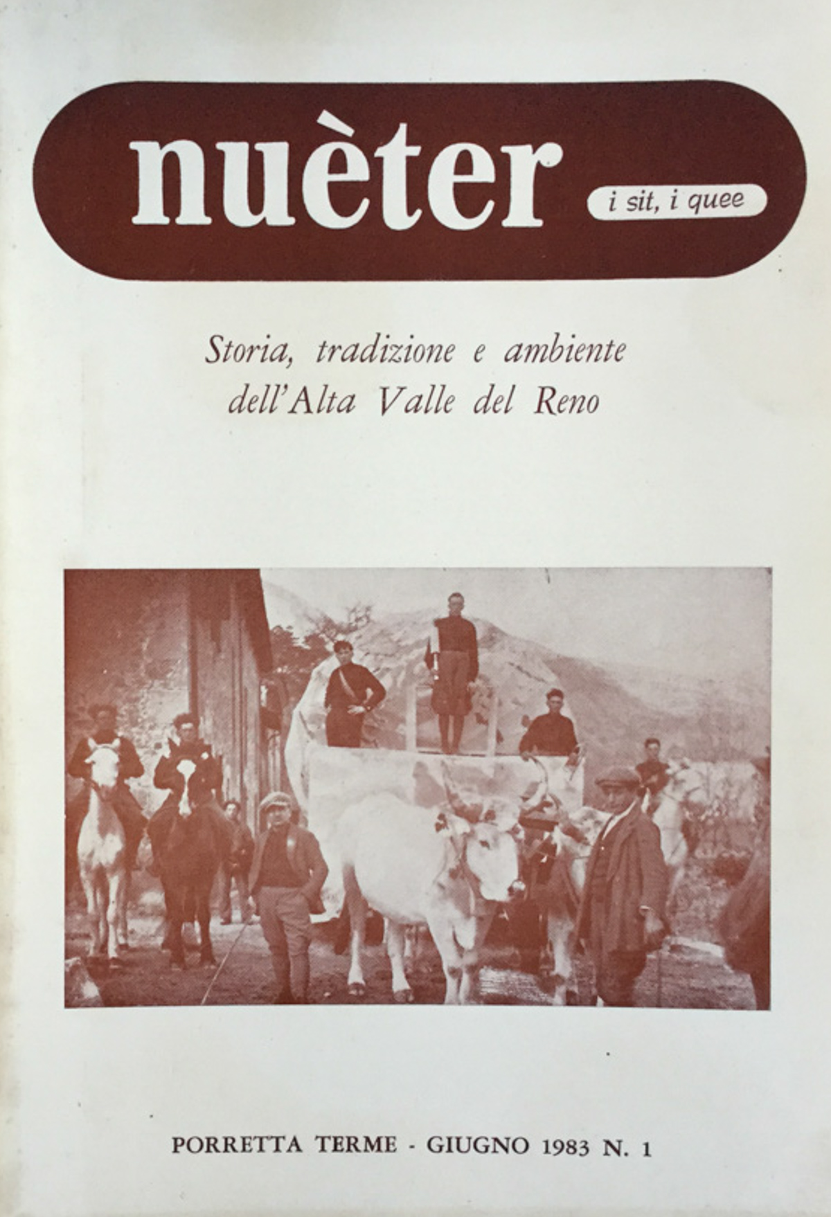 Nueter i sit i quee. 17/1983. Storia, tradizione e ambiente …