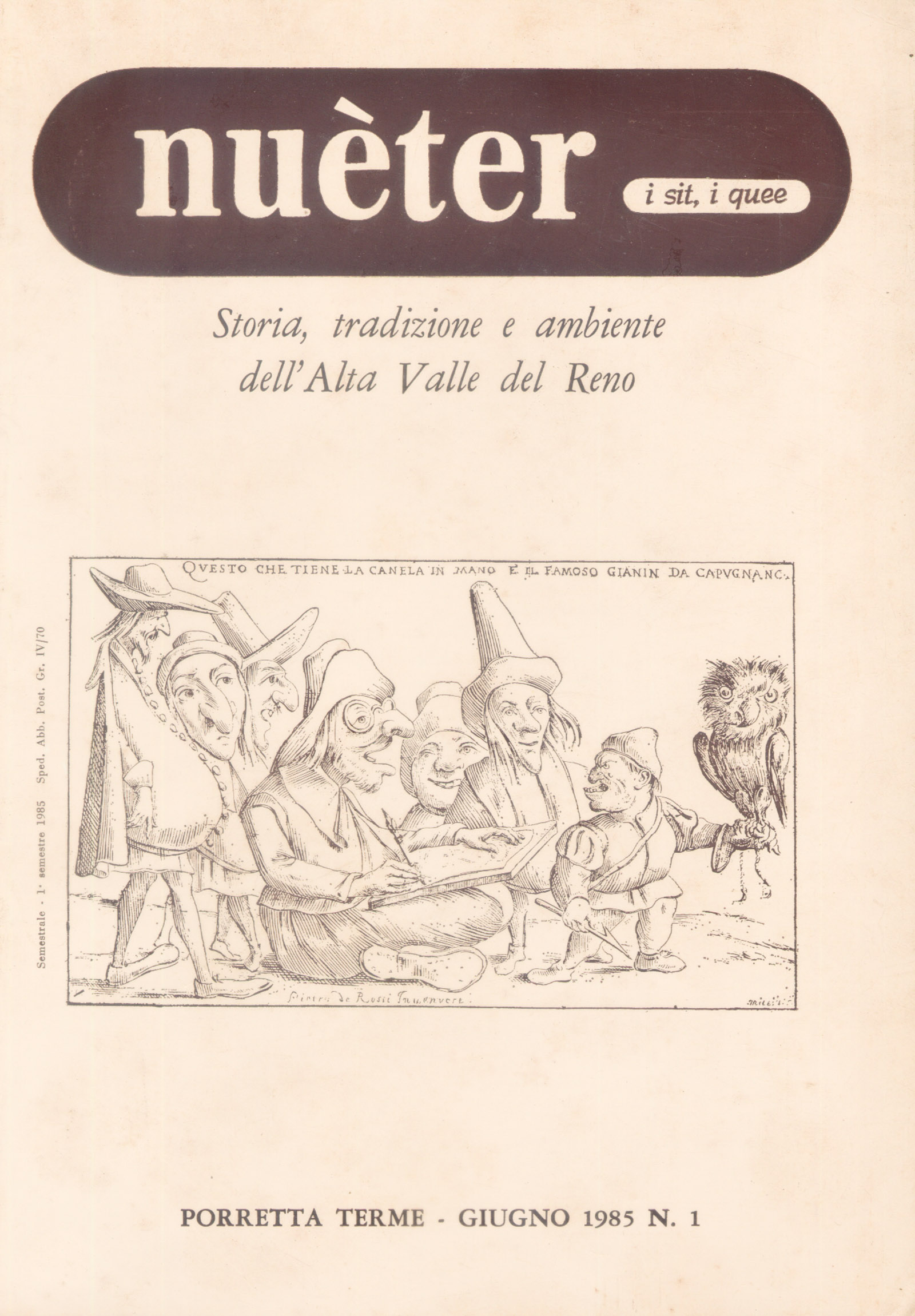 Nueter i sit i quee. 21/1985. Storia, tradizione e ambiente …