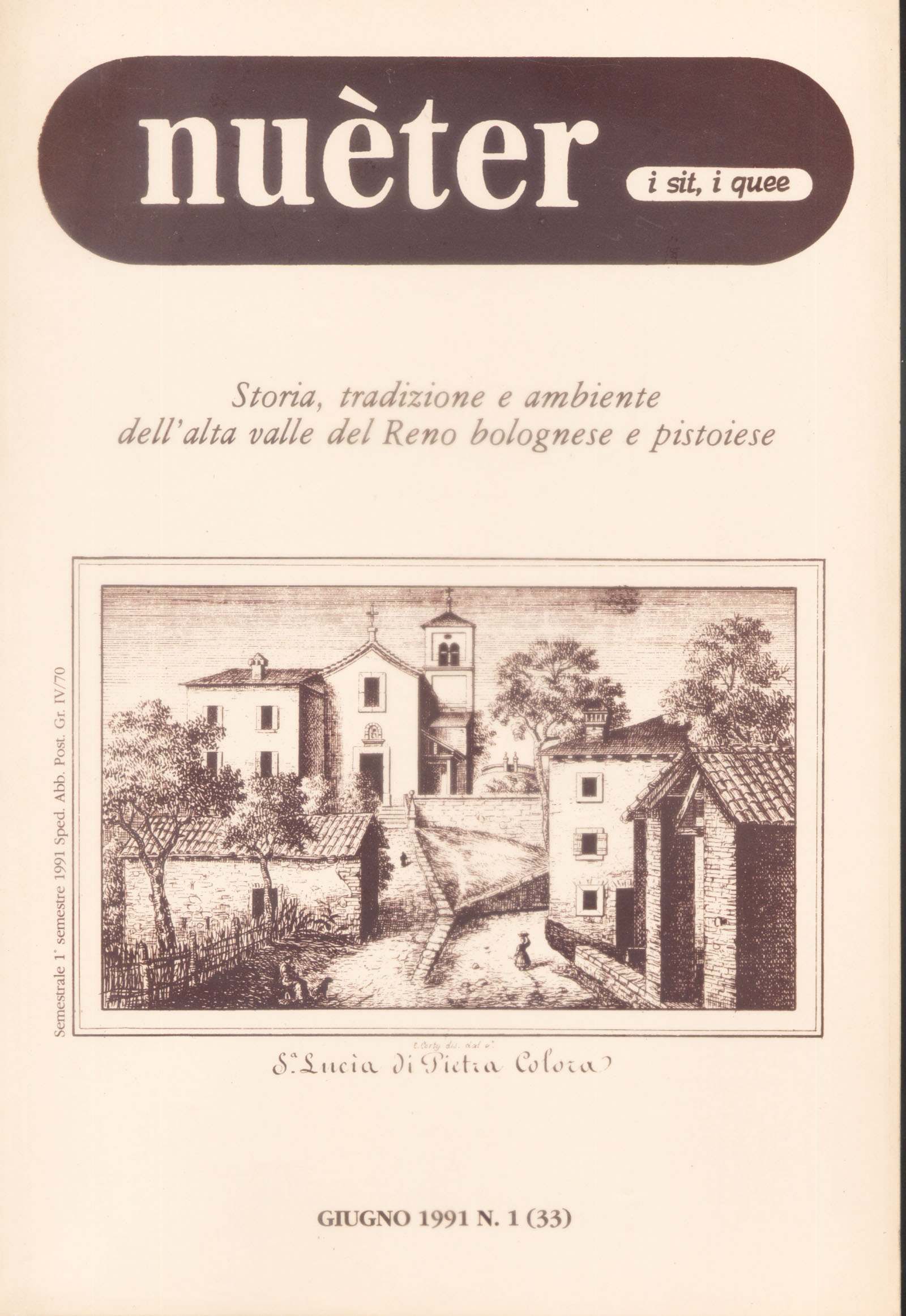 Nueter i sit i quee. 33/1991. Storia, tradizione e ambiente …