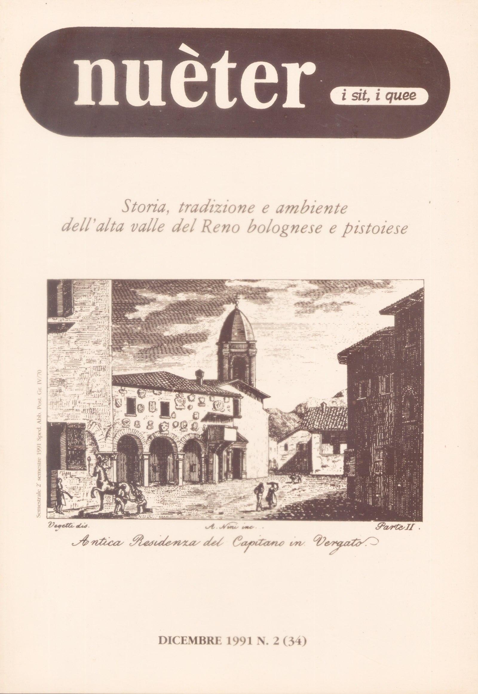 Nueter i sit i quee. 34/1991. Storia, tradizione e ambiente …