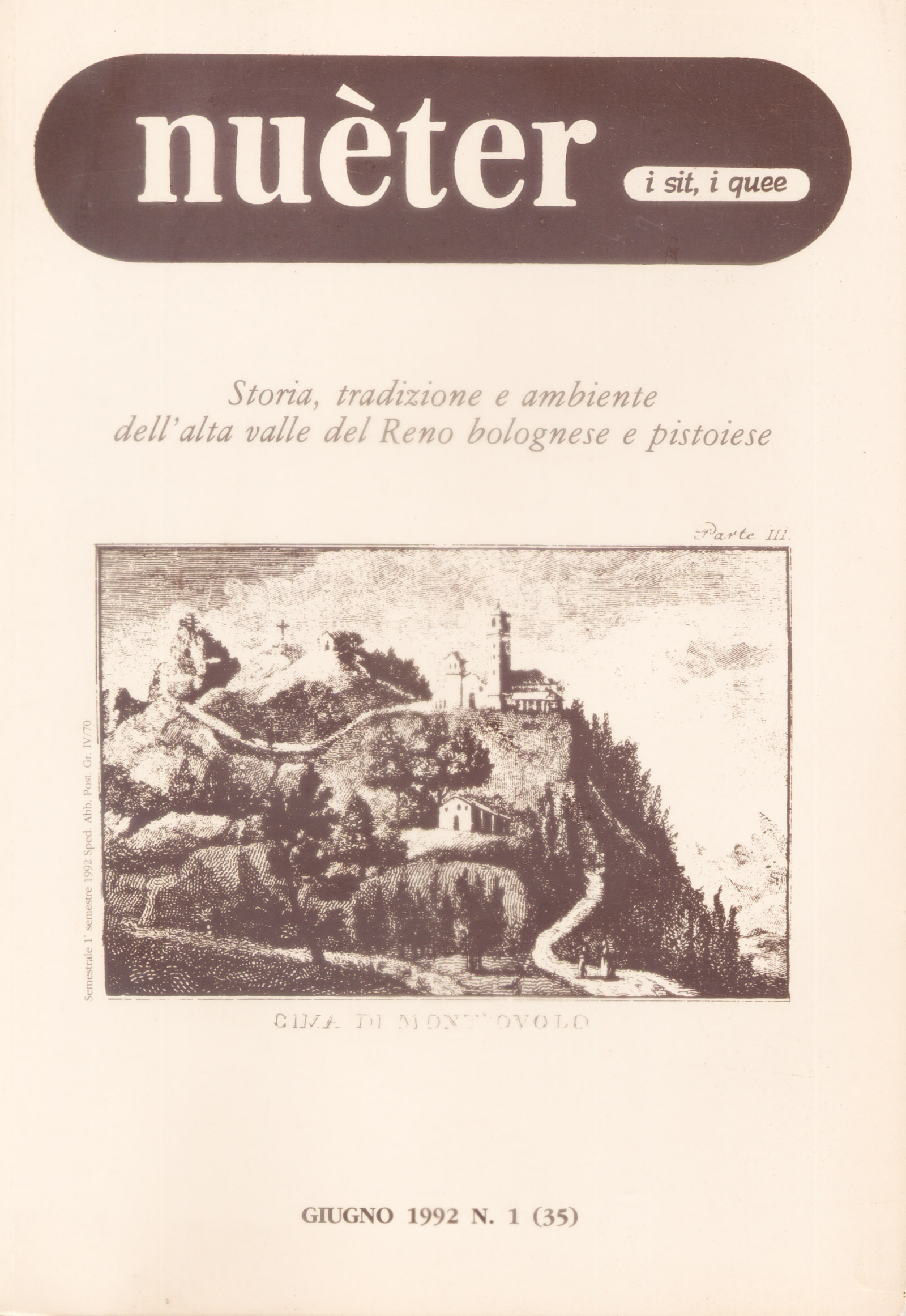 Nueter i sit i quee. 35/1992. Storia, tradizione e ambiente …