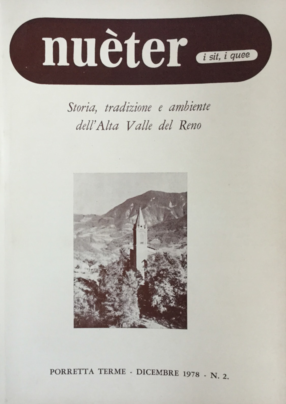 Nueter i sit i quee. 8/1978. Storia, tradizione e ambiente …