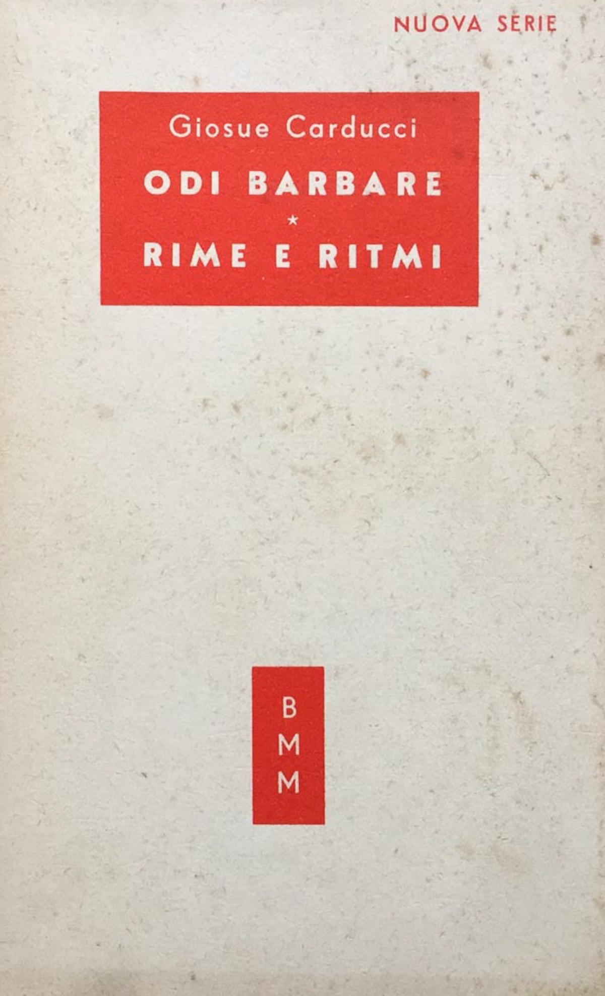 Odi Barbare - Rime e ritmi