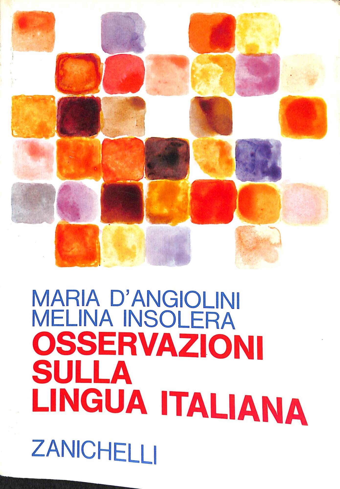 Osservazioni sulla lingua italiana