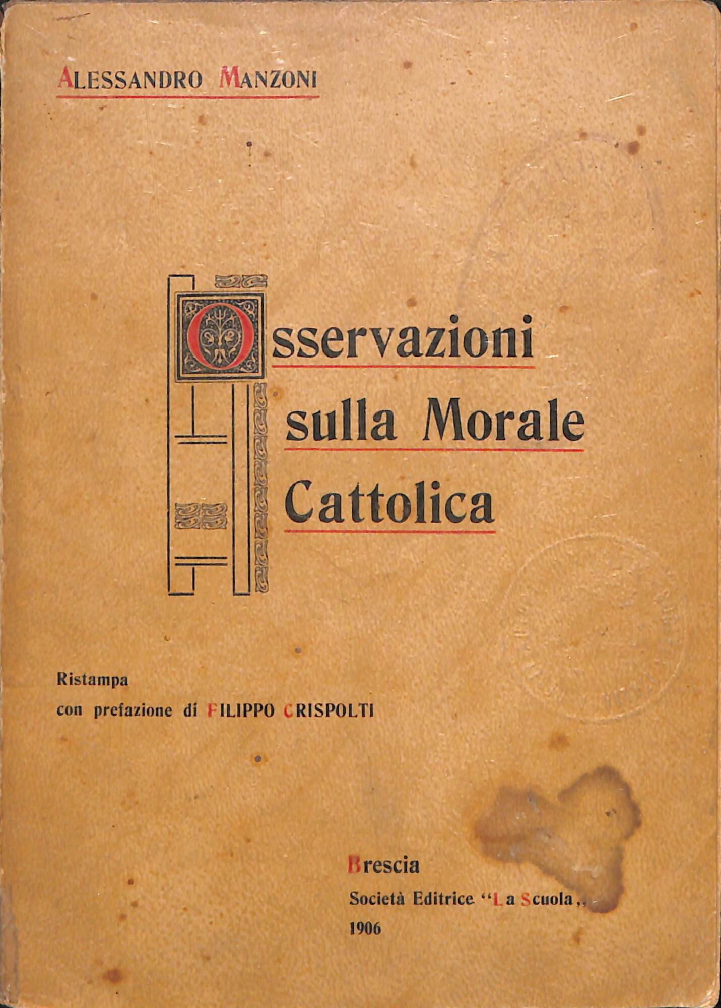 Osservazioni sulla morale cattolica