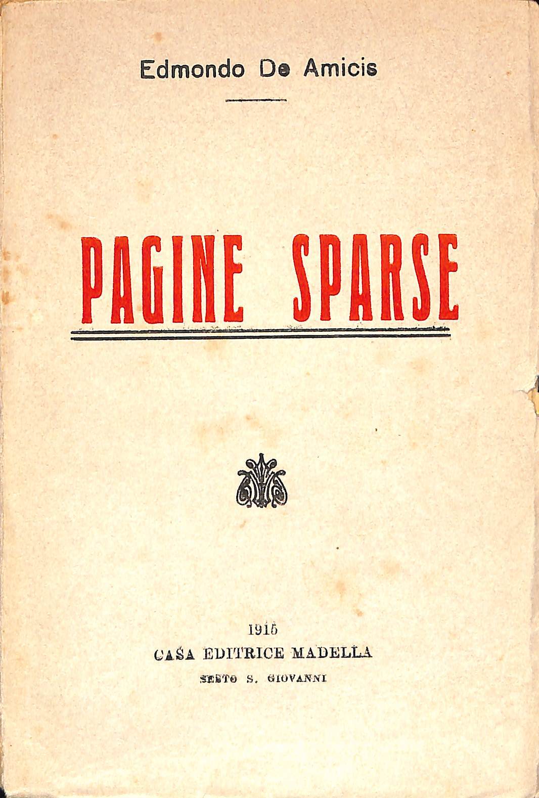 Pagine sparse