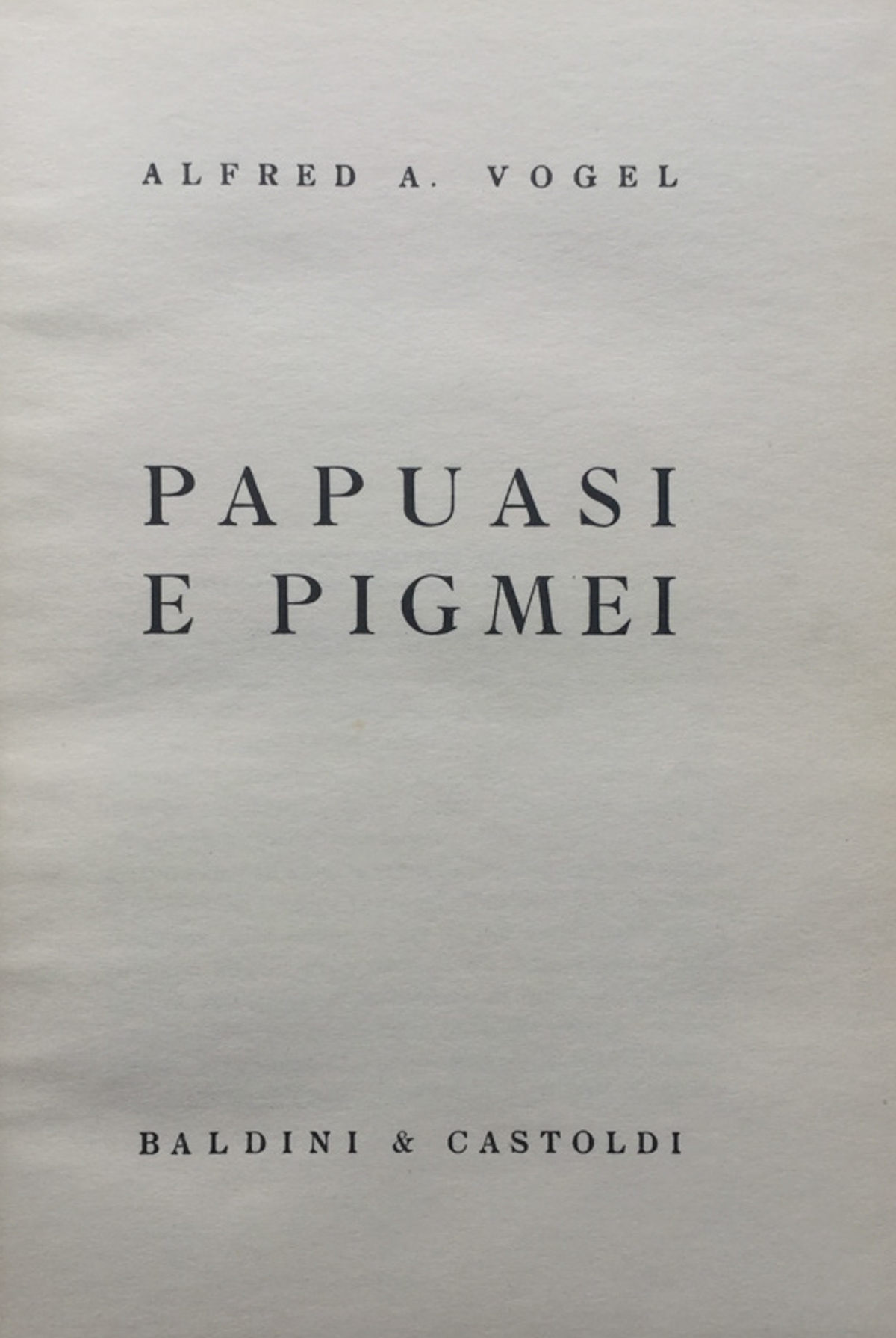 Papuasi e Pigmei