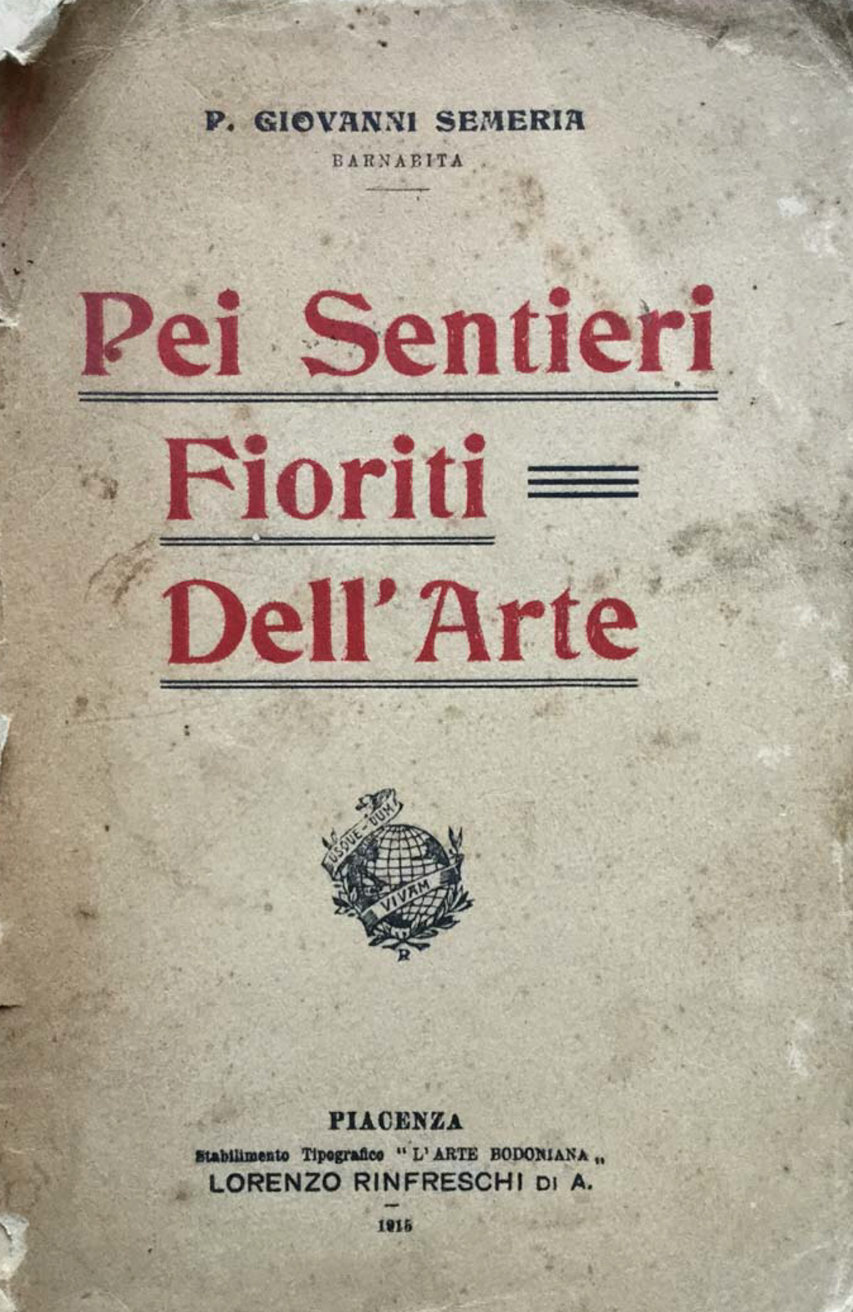 Pei sentieri fioriti dell'arte
