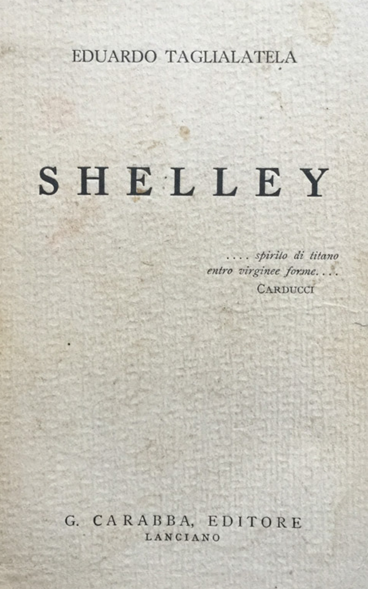 Percy Bysshe Shelley