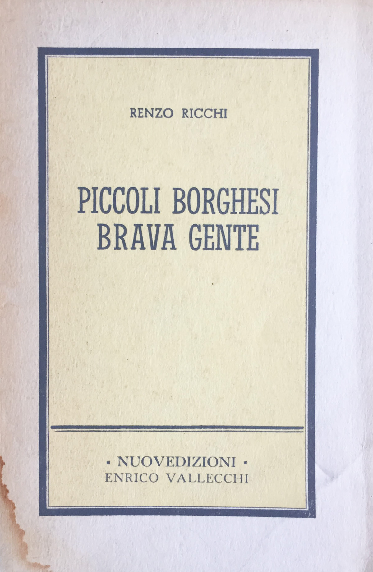 Piccoli borghesi brava gente
