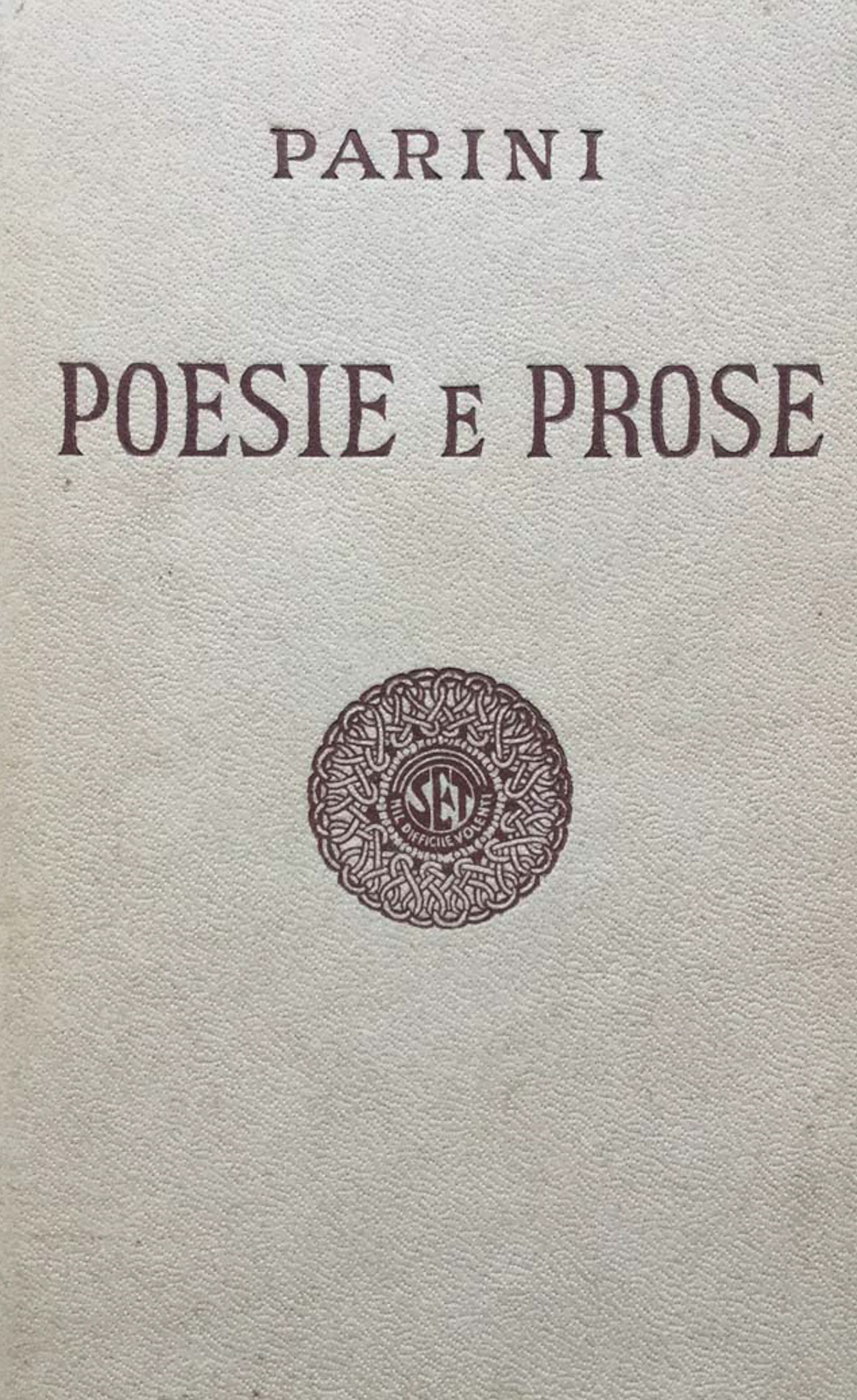 Poesie e prose