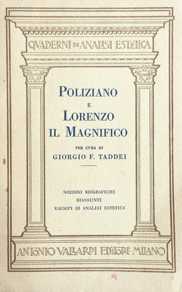 Poliziano e Lorenzo il Magnifico