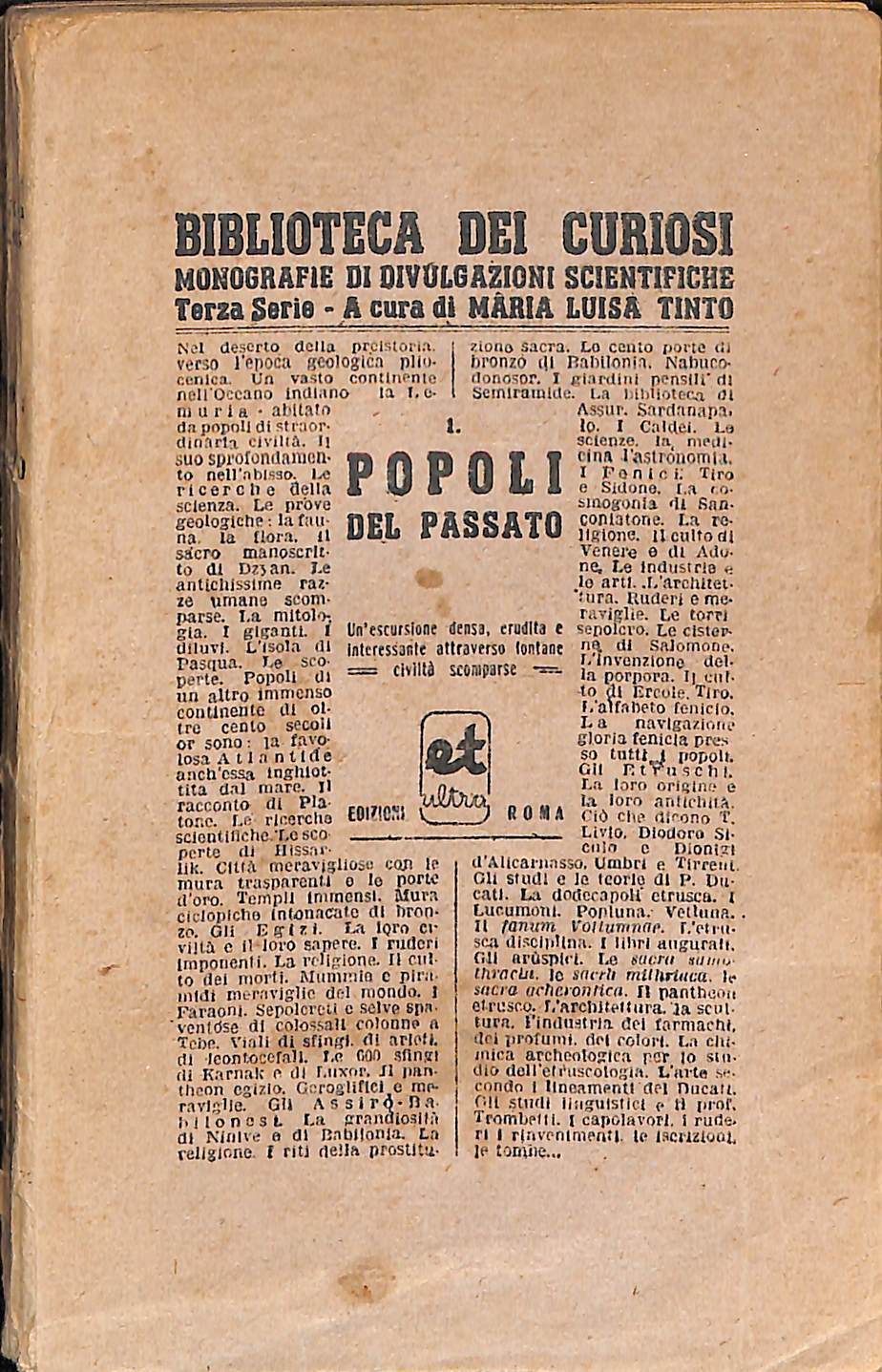 Popoli del passato