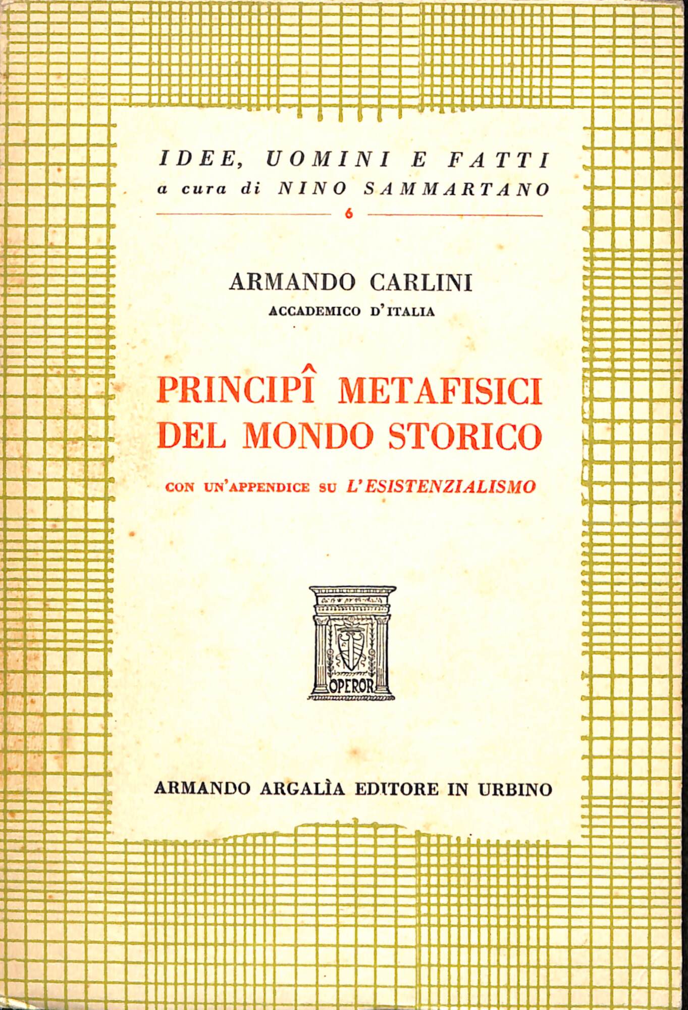 Principi metafisici del mondo storico