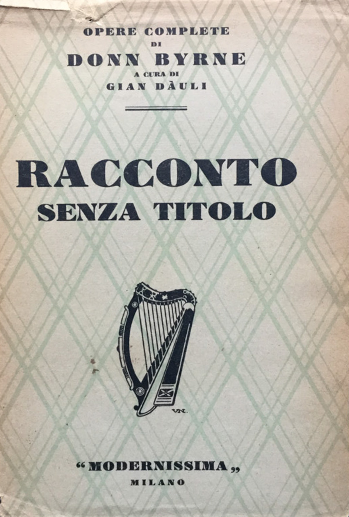 Racconto senza titolo (An untitled story). Trad. di Lucia Krasnik.