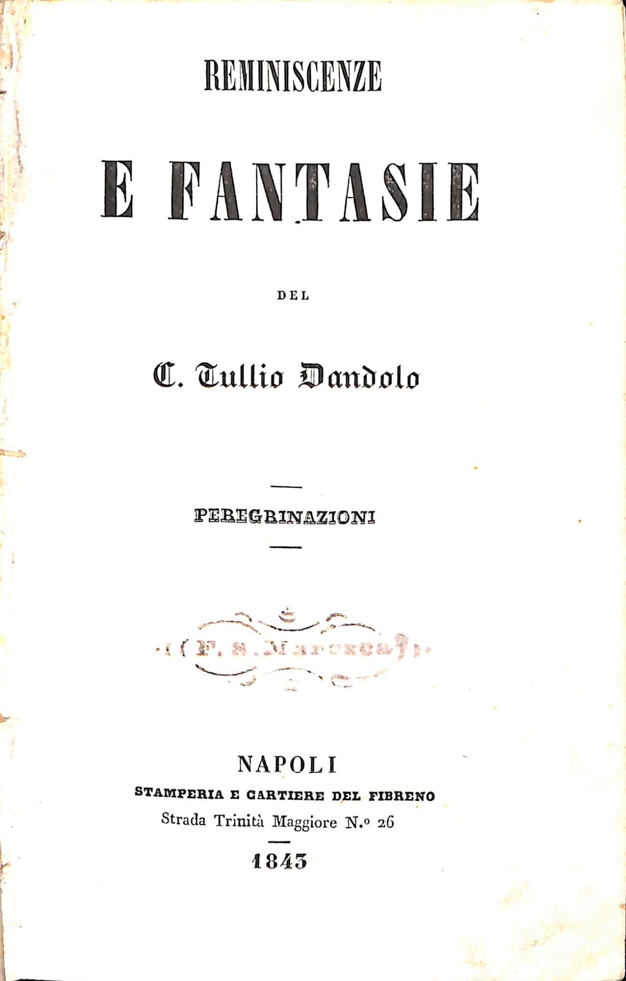 Reminiscenze e fantasie