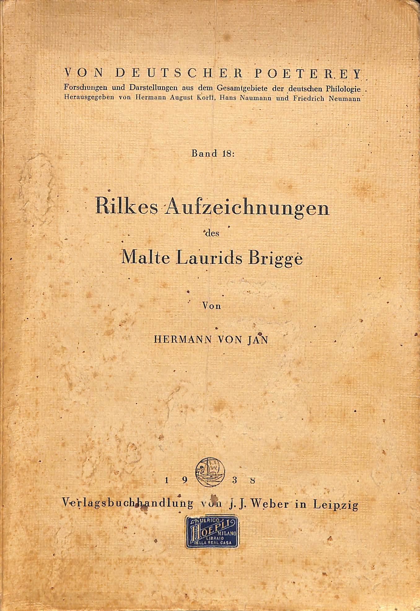 Rilkes Aufzeichnungen des Malte Laudris Brigge