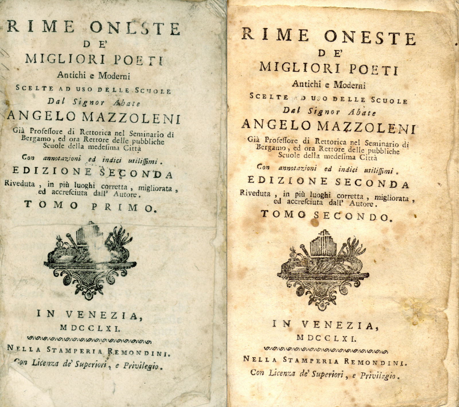 Rime oneste de' migliori poeti antichi e moderni