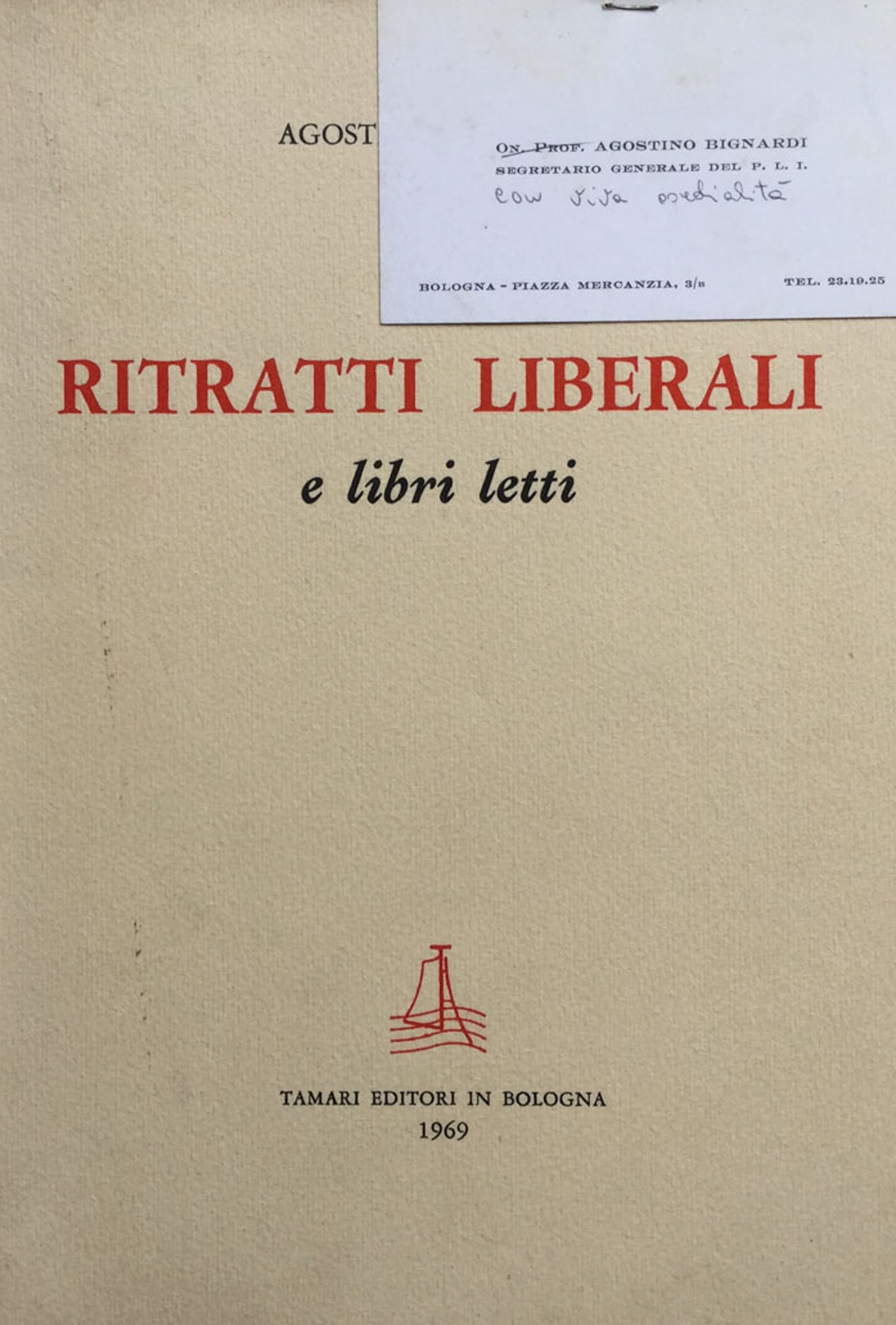 Ritratti liberali e libri letti