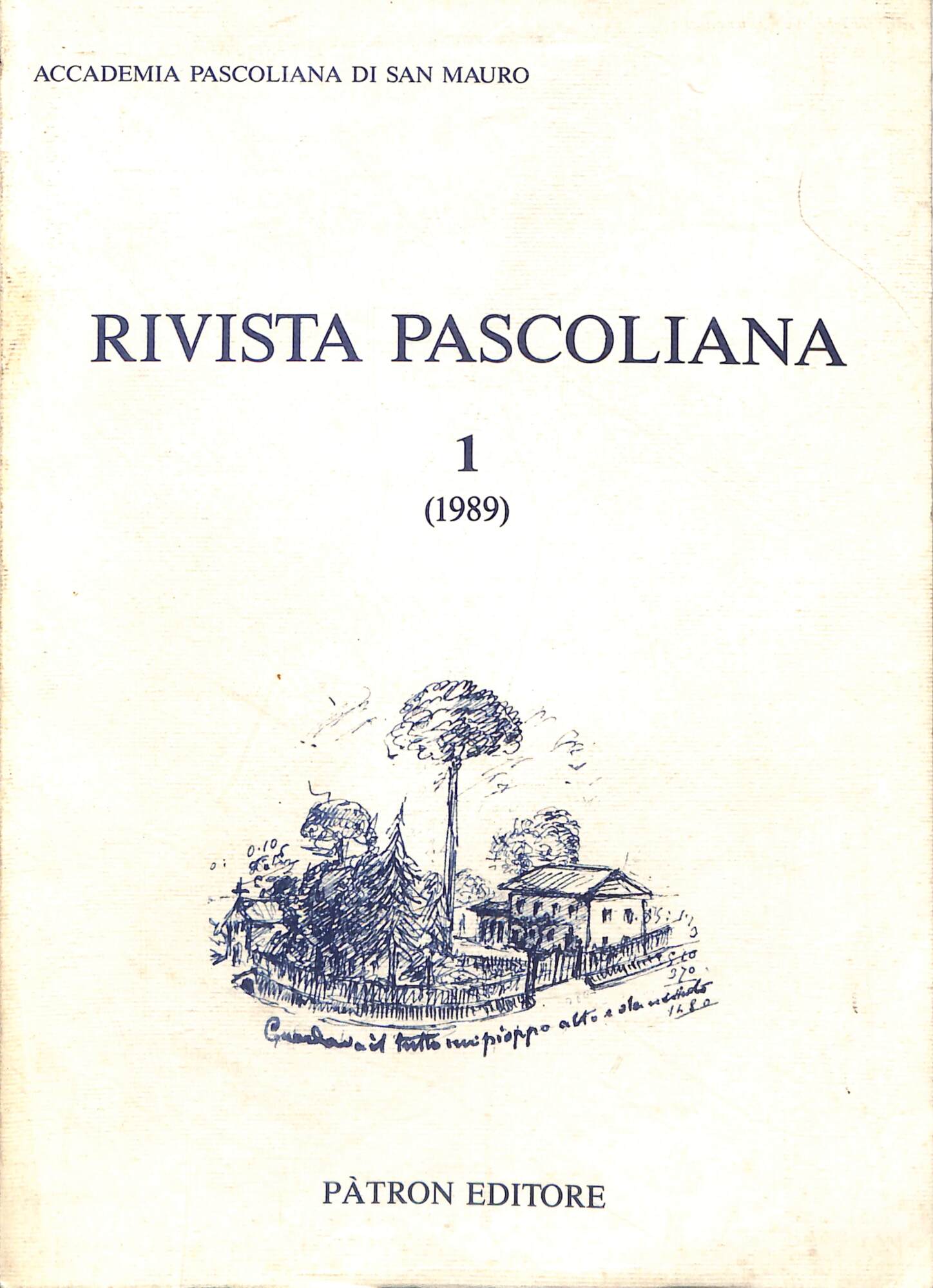 Rivista Pascoliana n. 1 (1989)
