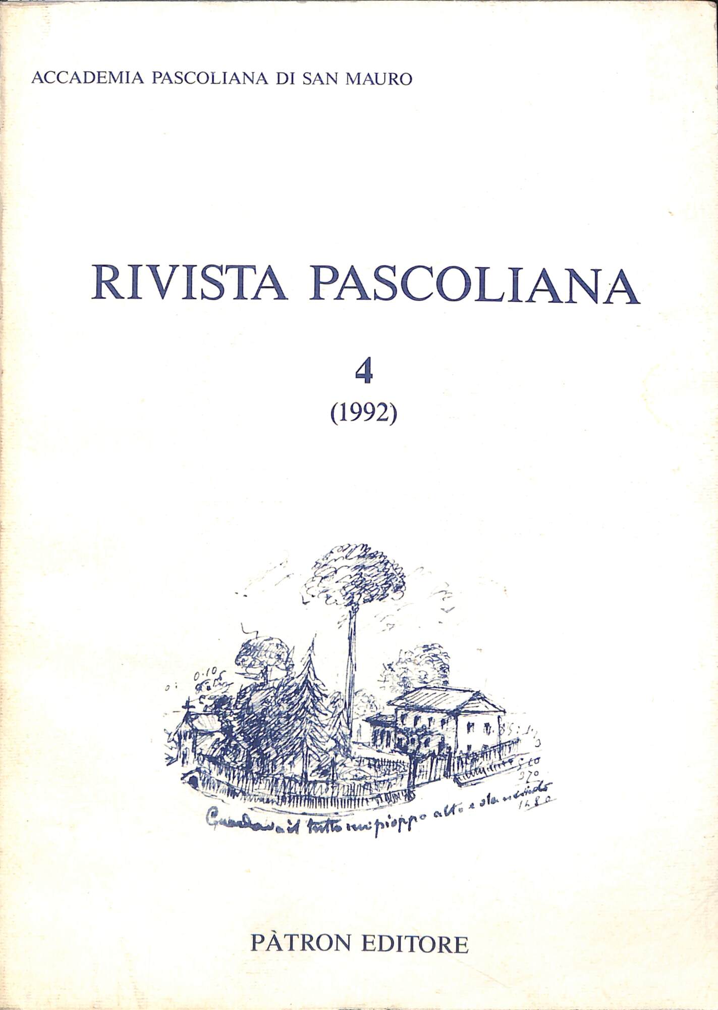 Rivista Pascoliana n. 4 (1992)