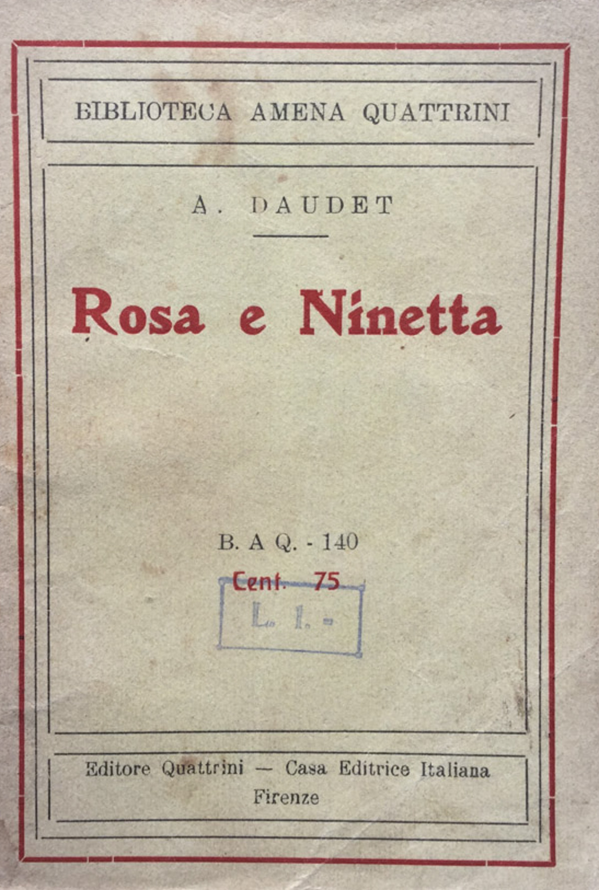 Rosa e Ninetta