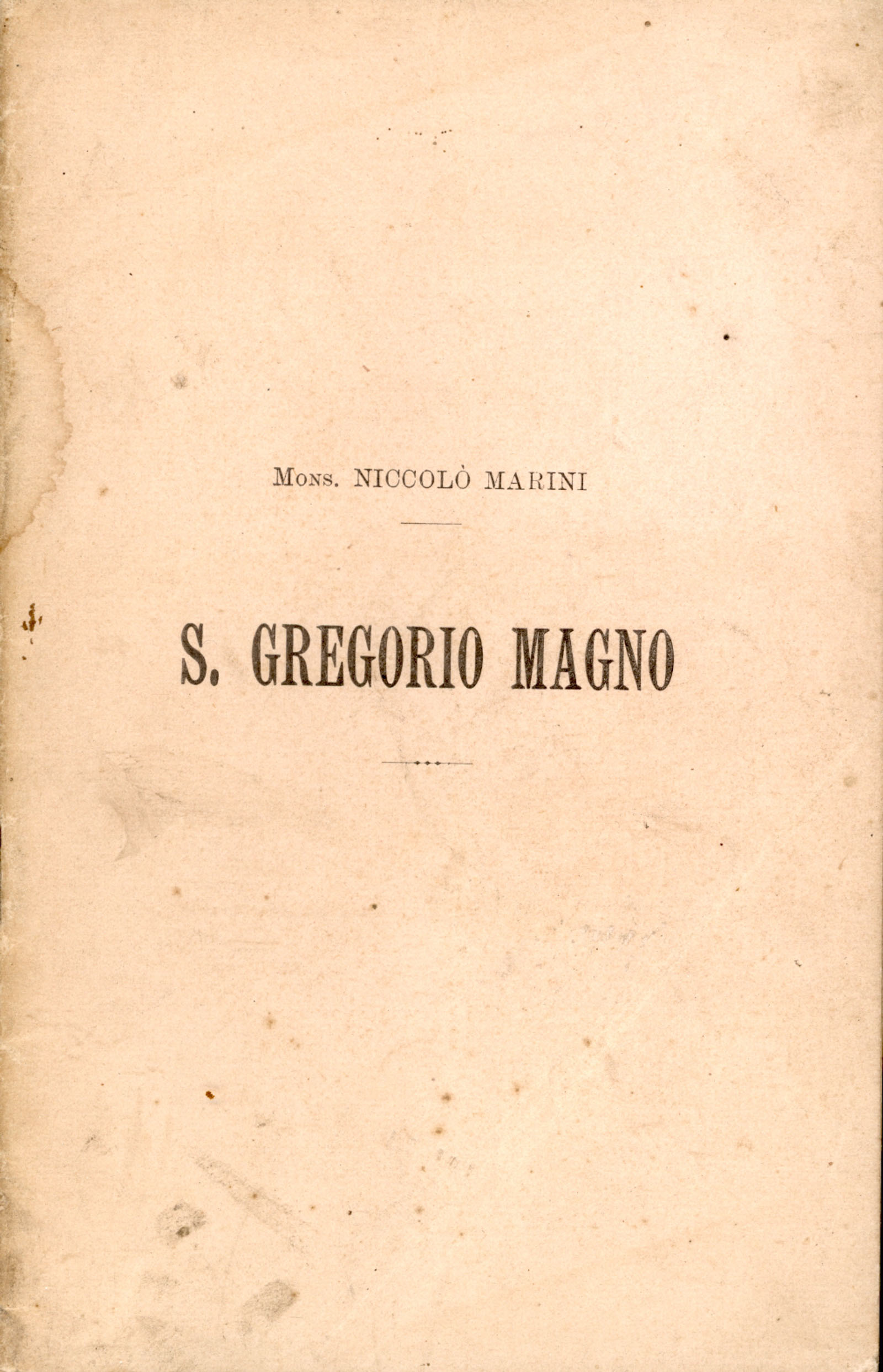 S. Gregorio Magno