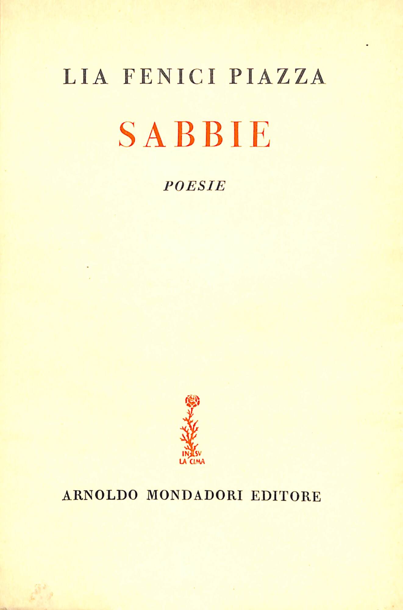 Sabbie : poesie