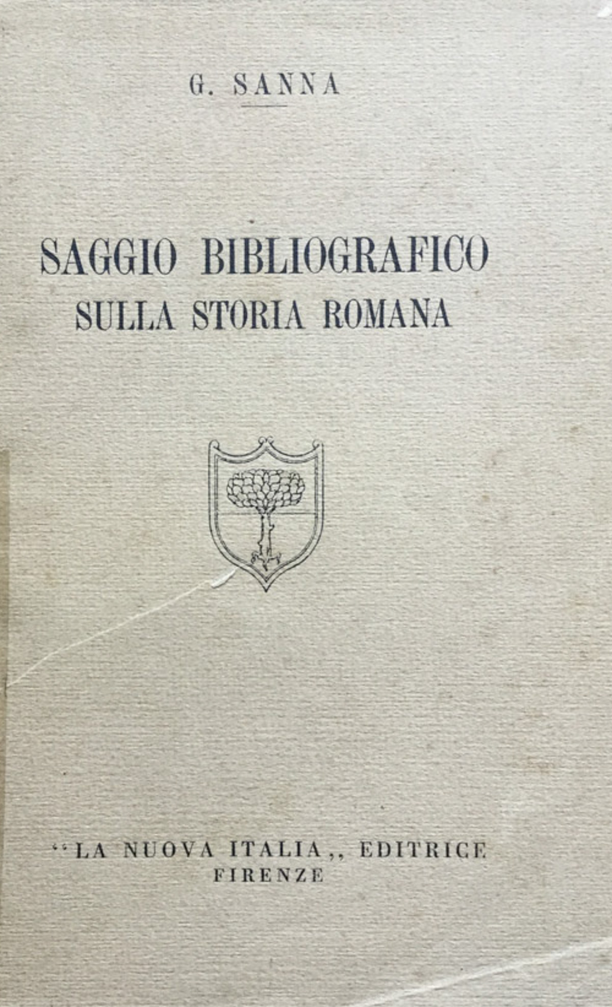 Saggio bibliografico sulla storia romana