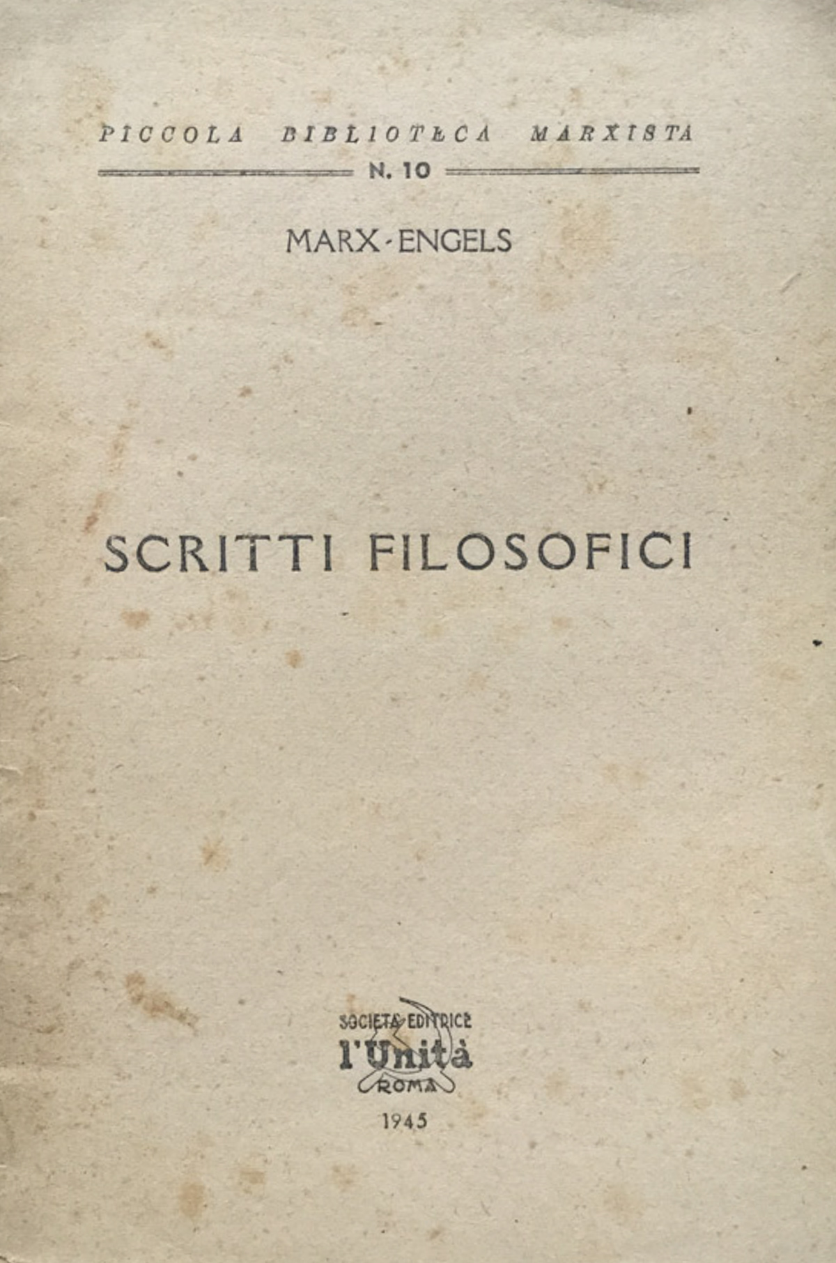 Scritti filosofici