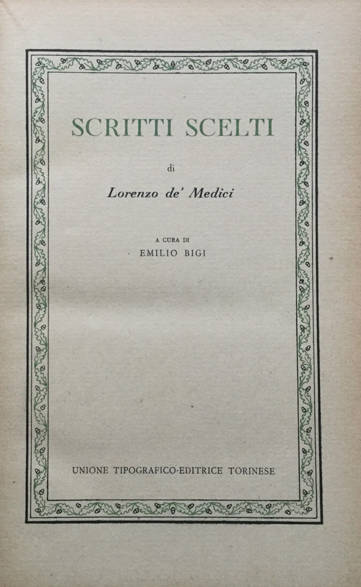 Scritti scelti