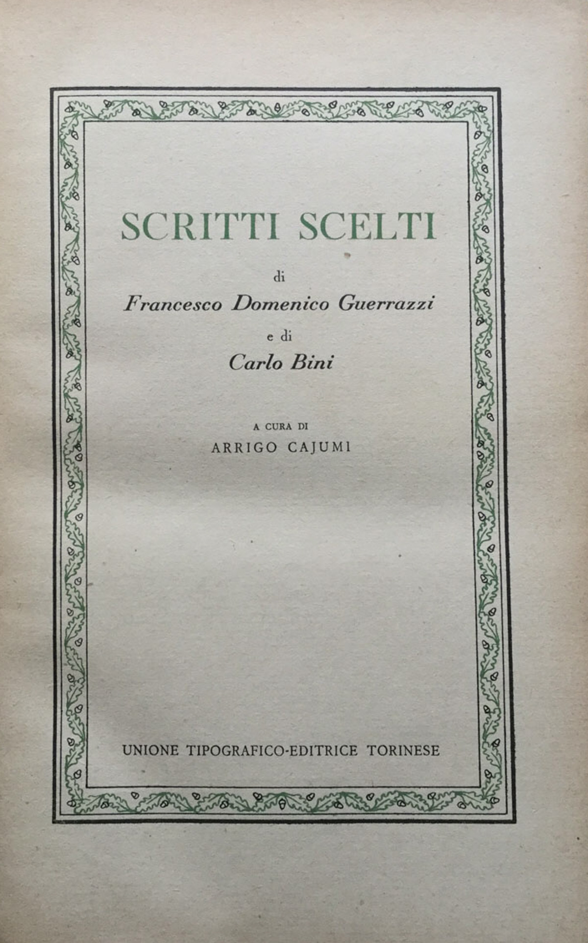 Scritti scelti