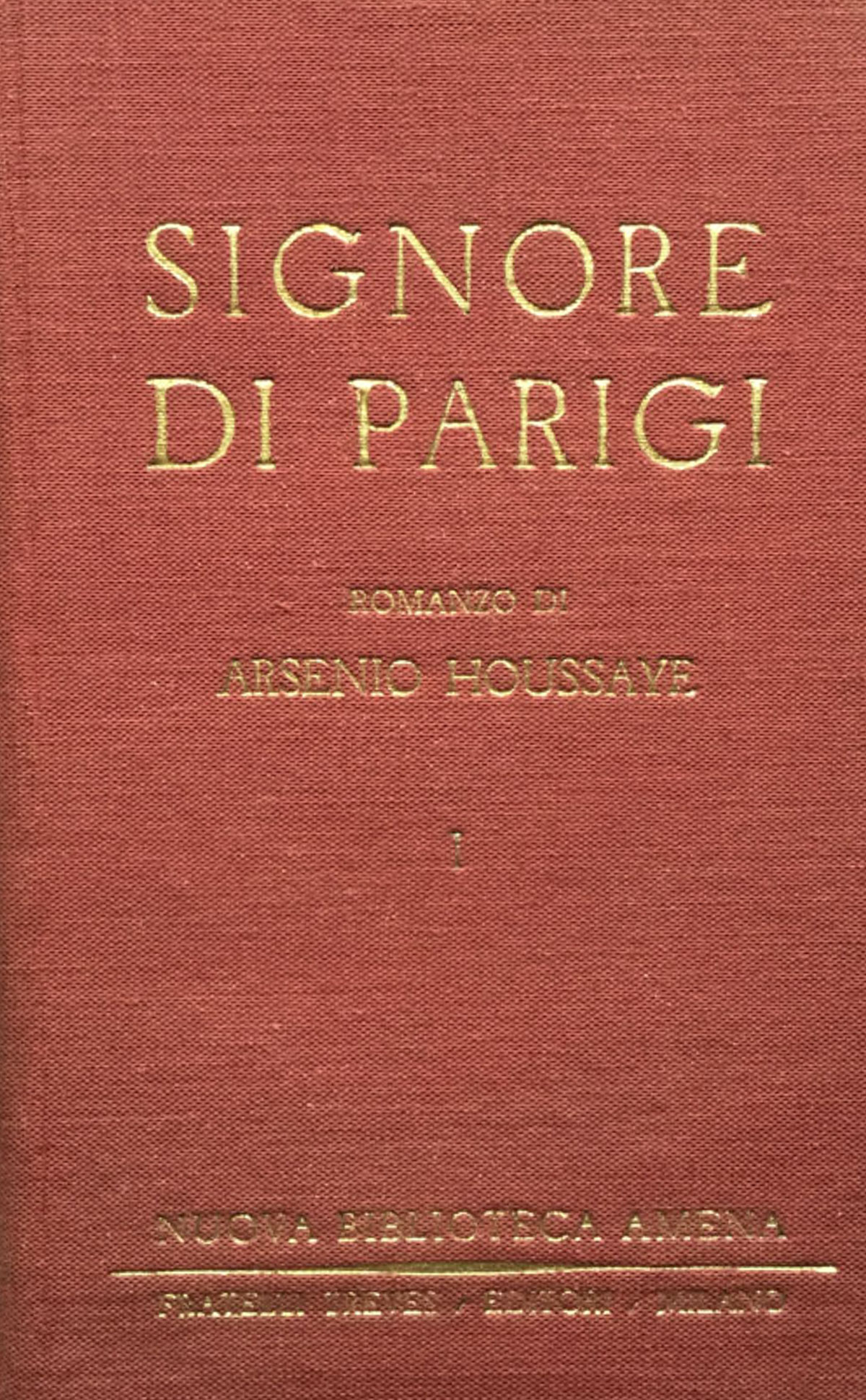 Signore di Parigi VOL. I