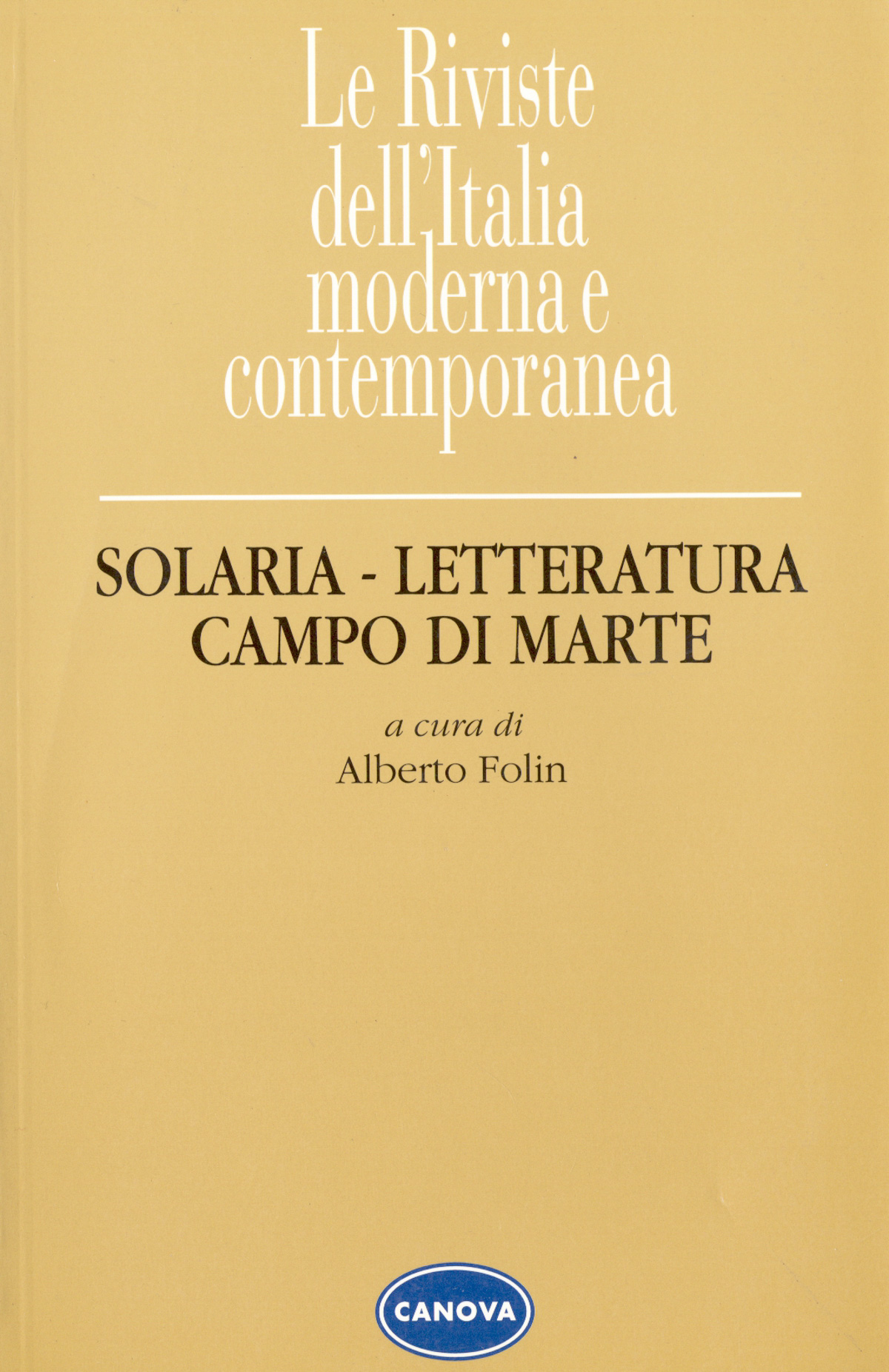 Solaria. Letteratura campo di Marte