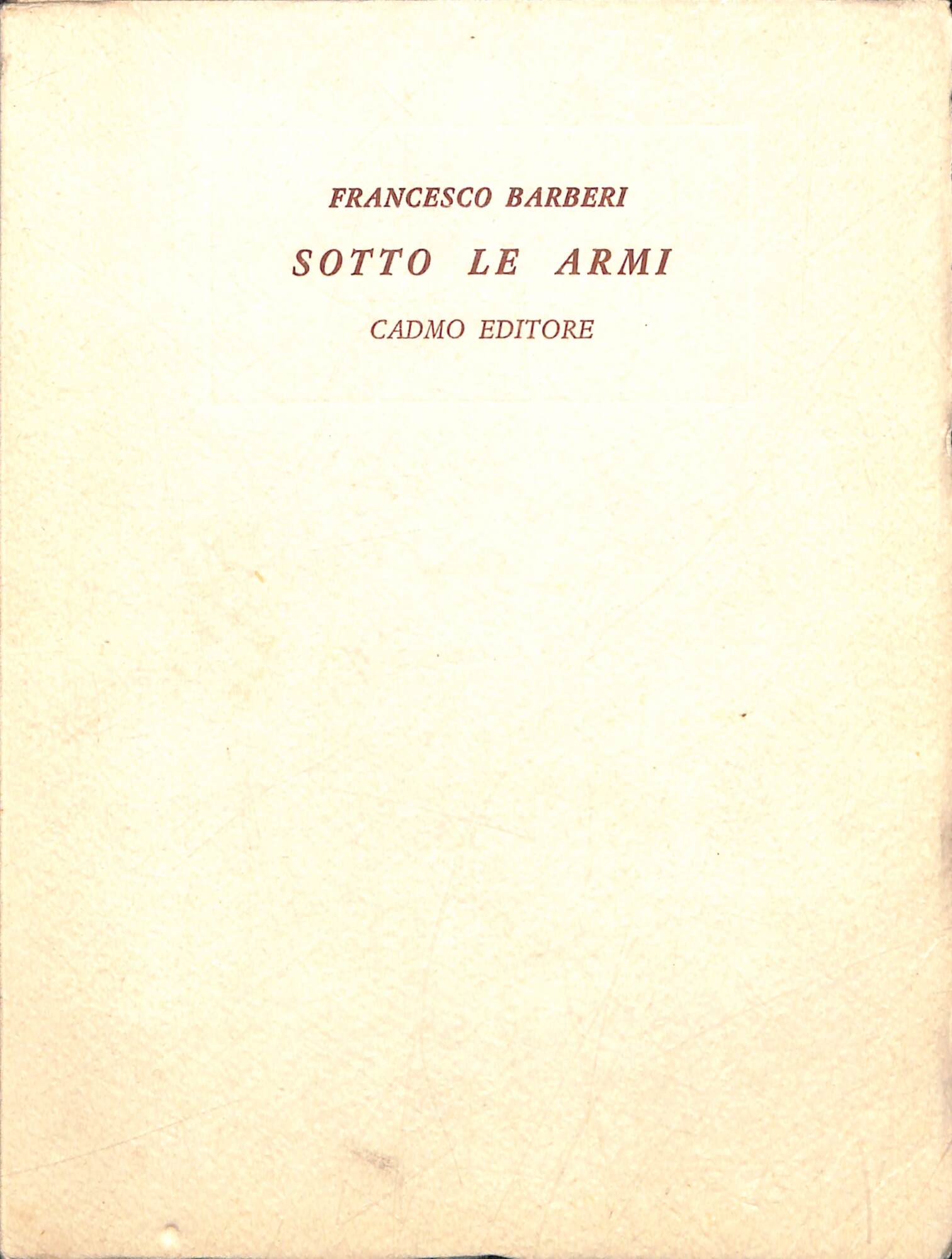 Sotto le armi : diario 1929-1930