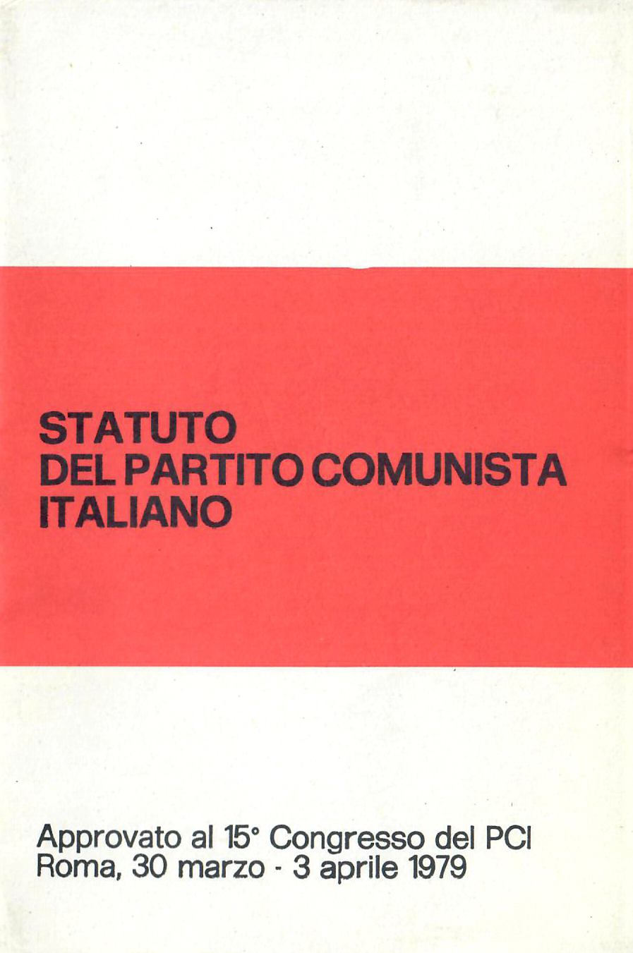 Statuto del Partito Comunista Italiano