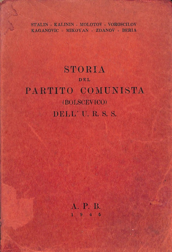 Storia del Partito comunista bolscevico dell'URSS