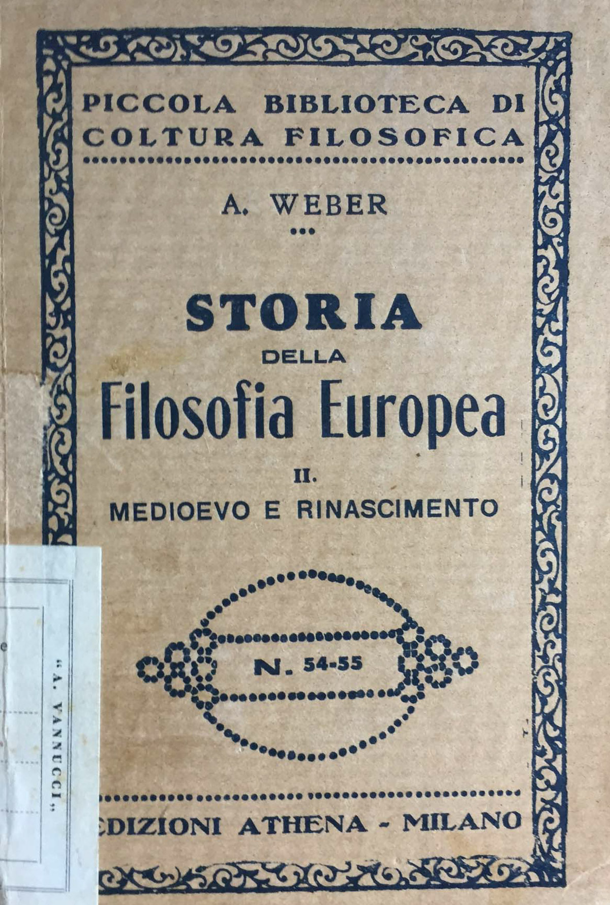 Storia della filosofia europea. II. Medioevo e Rinascimento