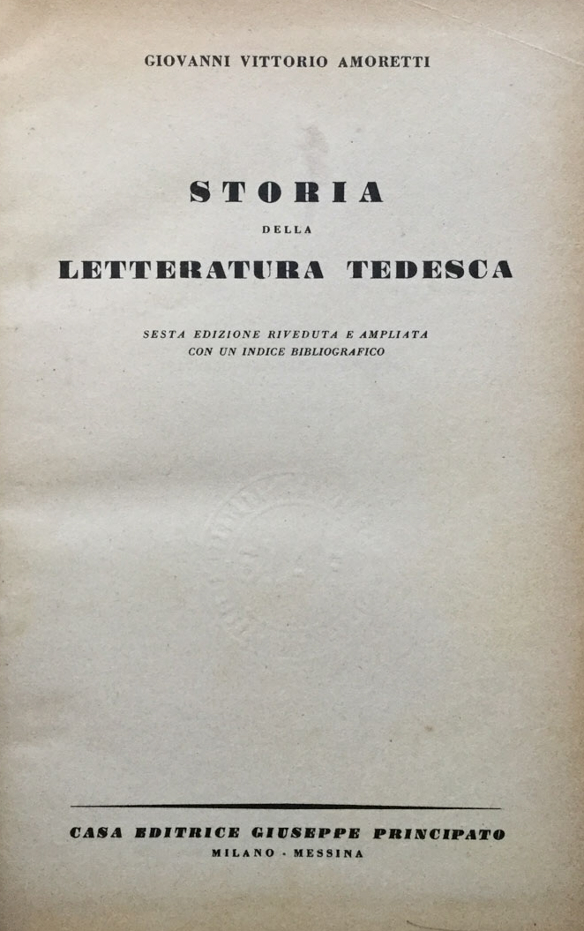 Storia della letteratura tedesca