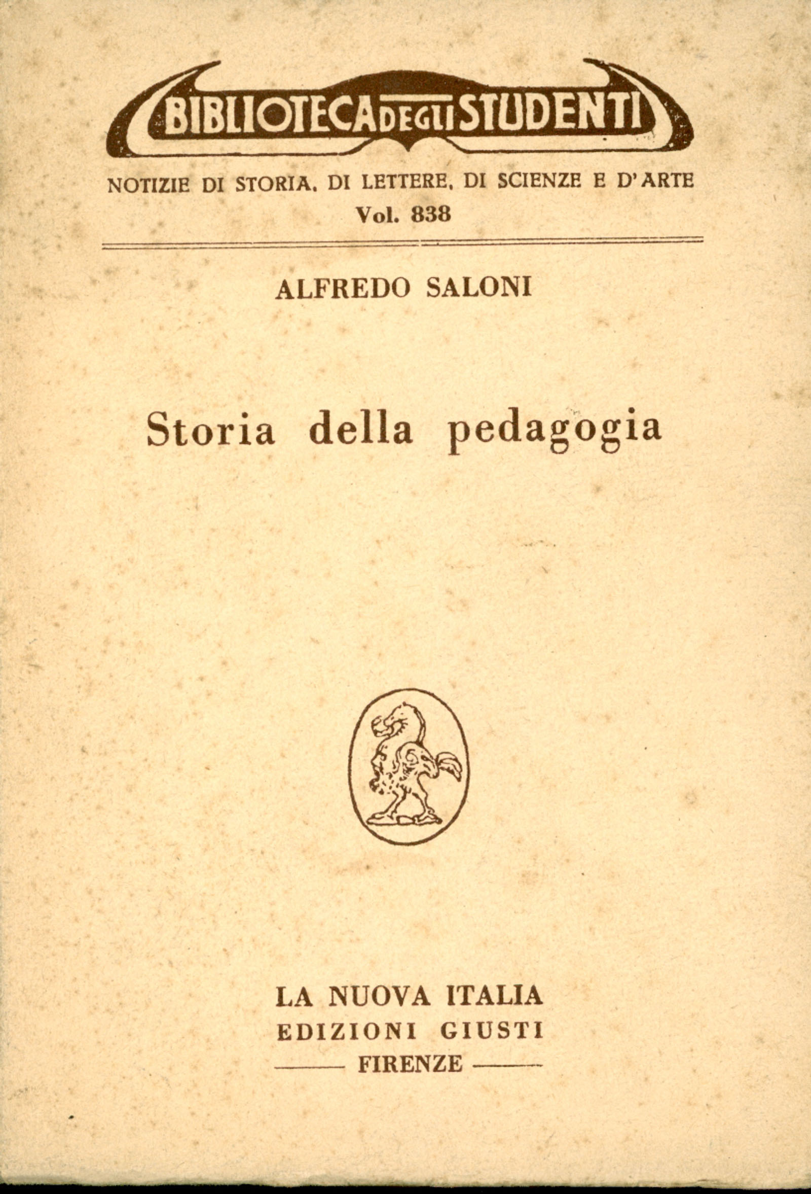 Storia della pedagogia