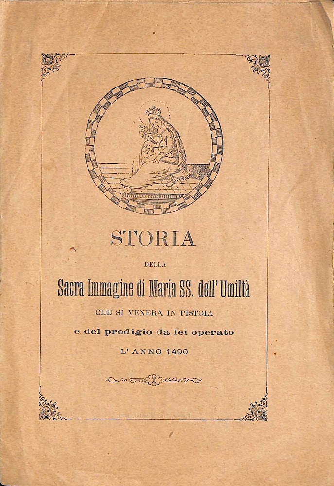 Storia della sacra Immagine di Maria ss. Dell'umiltà, che si …