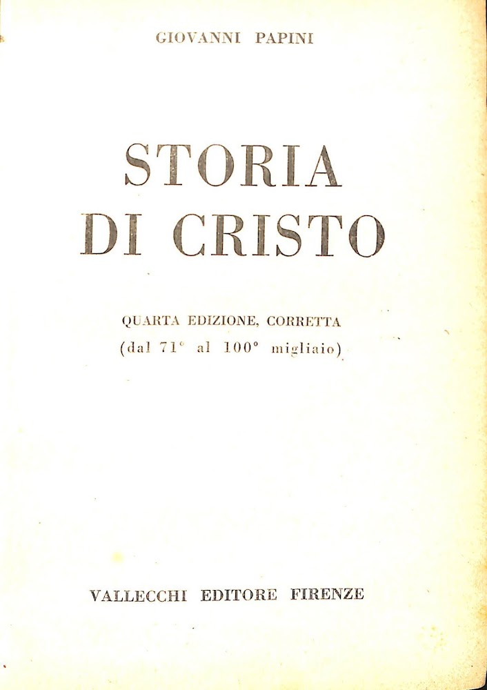 Storia di Cristo